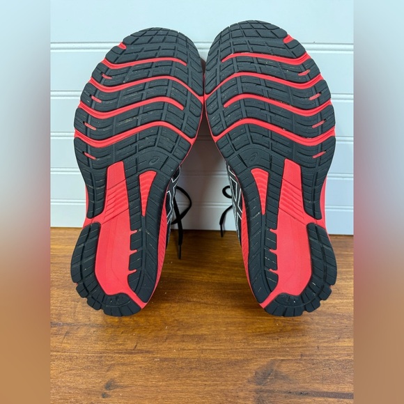 ASIC’s men’s Black/Electric Red Kayano gel Nimbus running gym shoes. Size 10 - Picture 7 of 14